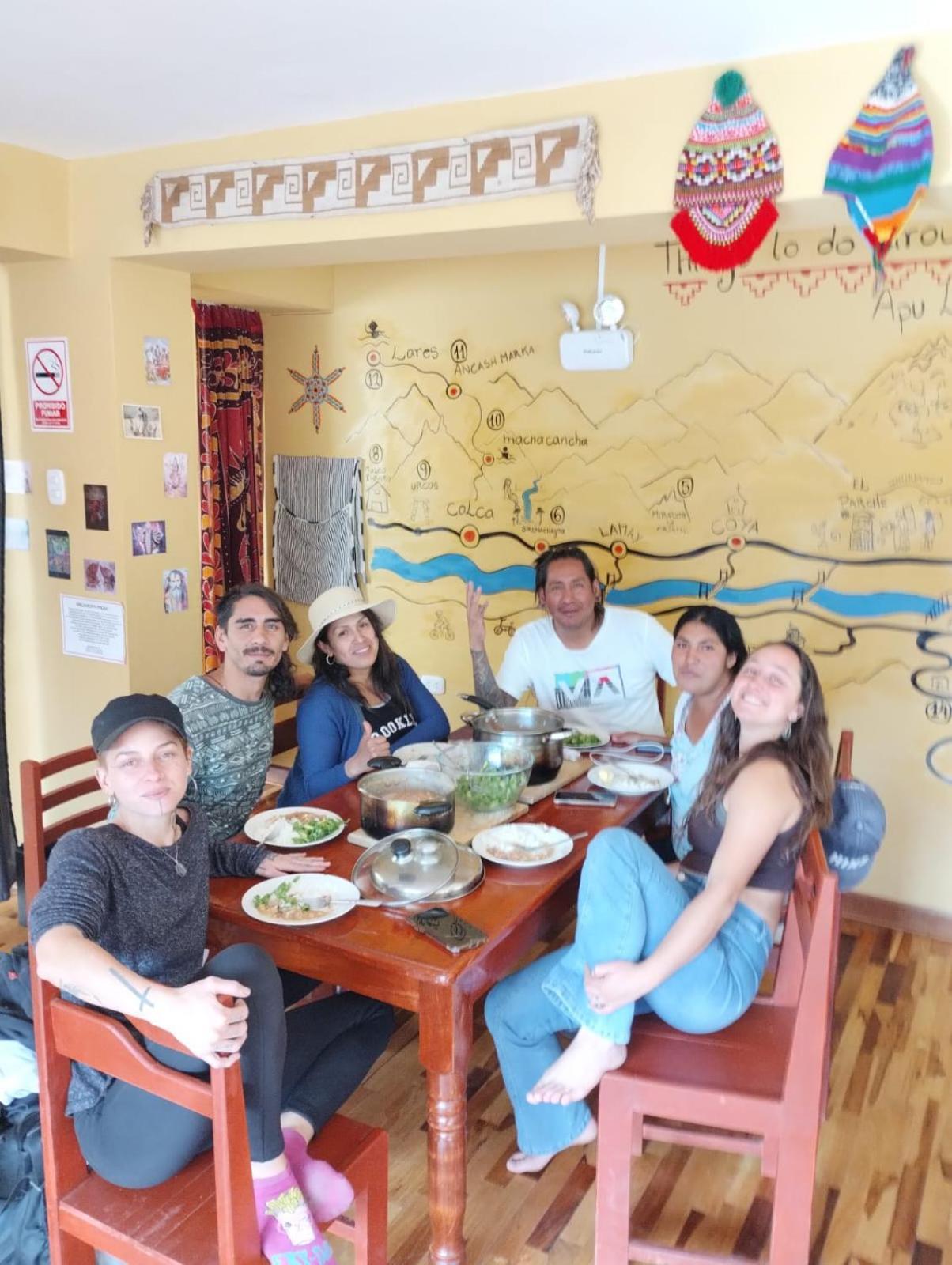 El Parche Rutero Hostel Pisac Bagian luar foto