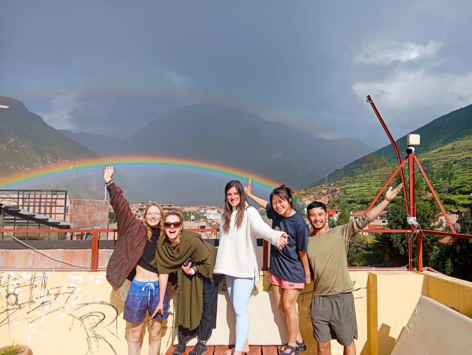El Parche Rutero Hostel Pisac Bagian luar foto